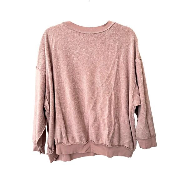 FP MOVEMENT Kelly Oversized Lounge Sweatshirt Rose Small‎ - Picture 4 of 6
